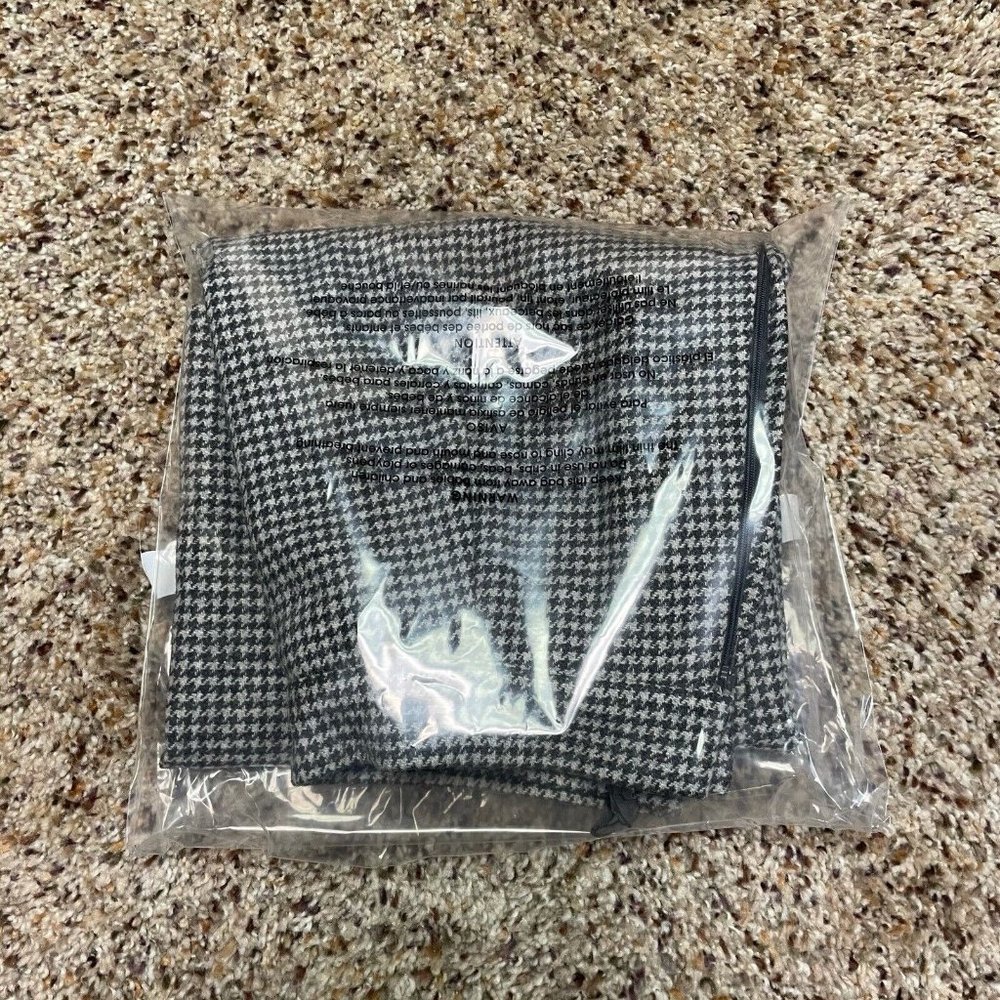 Vintage Valentino Boutique Skirt Checkered Black White Size 4‎ Made In Italy - Picture 5 of 5